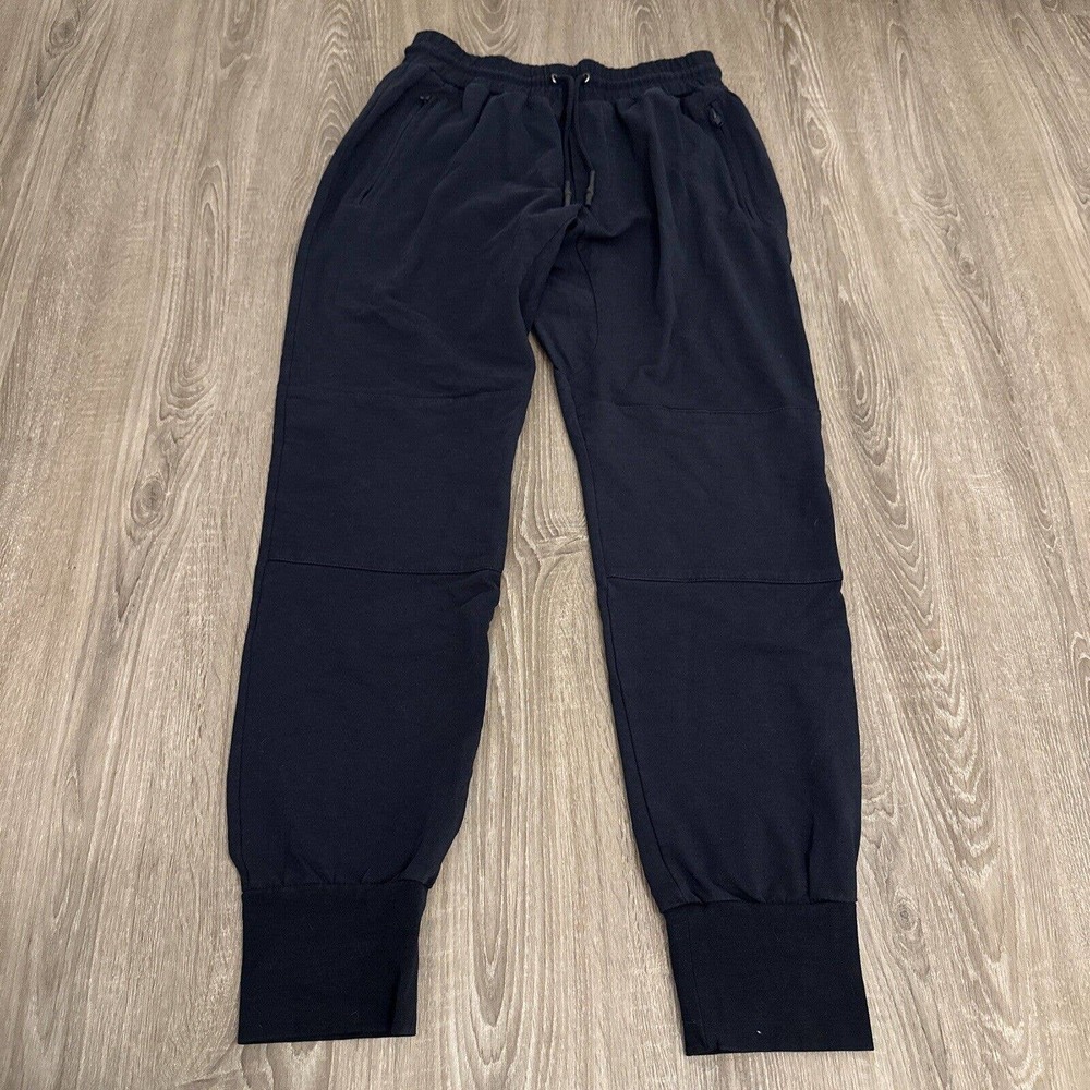 Swet Tailor Mens Jogger Sweatpants Stretch Fleece Navy‎ Size Large Adult